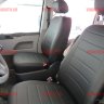 Авточехлы VW- T-5/T-6 (8 мест) рестайлинг с 2009 (Аригон) чер+чер