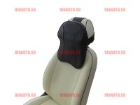 Автомобильные подушки под шею АВТОПИЛОТ (натур.кож) чер+чер