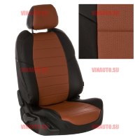Авточехлы NISSAN-X-Trail T-31 2007-2015 (Аригон) чер+коричневый Авточехлы NISSAN-X-Trail T-31 2007-2015 (Аригон) чер+коричневый