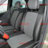 Авточехлы RENAULT-Logan 2004-2014 (Аригон) чер+тем.сер