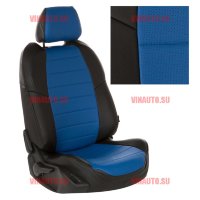 Авточехлы ВАЗ-2107 (Аригон) чер+син Авточехлы ВАЗ-2107 (Аригон) чер+син