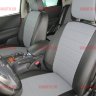 Авточехлы NISSAN-Qashqai 2007-2014 (Аригон) чер+сер