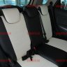 Авточехлы FORD-EcoSport с 2014- (Аригон) чер+бел