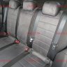 Авточехлы NISSAN-Qashqai с 2014- (Алькантара) чер+чер