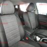 Авточехлы NISSAN-Qashqai с 2014- (Алькантара) чер+чер