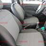 Авточехлы RENAULT-Logan 2 с 2014 сплошной (Аригон) чер+сер
