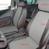 Авточехлы SKODA-Rapid 40\60 с 14-\VW Polo c 20- (без заднего подлокотника) (Аригон) чер+тем.сер