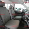 Авточехлы VW- T-5/T-6 (8 мест) рестайлинг с 2009 (Ромб) тем.сер+тем.сер