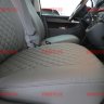 Авточехлы VW- T-5/T-6 (8 мест) рестайлинг с 2009 (Ромб) тем.сер+тем.сер