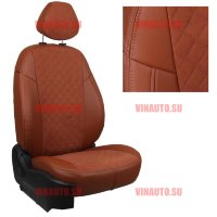 Авточехлы HYUNDAI- Creta 2016-2021 (Ромб-Алькантара) коричневый Авточехлы HYUNDAI- Creta 2016-2021 (Ромб-Алькантара) коричневый