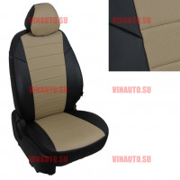 Авточехлы TOYOTA-Avensis Sd деленная 40\60 с 2003-2009 (Аригон) чер+тем.беж