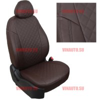 Авточехлы NISSAN-Qashqai с 2014- (Ромб) шоколад