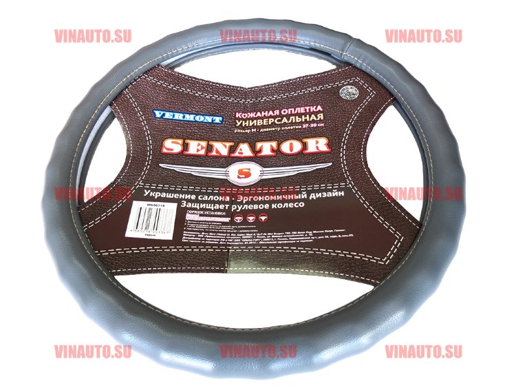 SENATOR/ОПЛЕТКА кожа Vermont M d=38/серый SENATOR/ОПЛЕТКА кожа Vermont M d=38/серый
