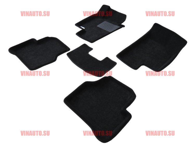 Коврики салона текст. 3D euro-std VOLKSWAGEN Passat B6 (2005-2011)/B7 (2011-)/CC (EMC3D) (Original)