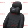 Автомобильные подушки для шеи INFINITI (Аригон) чер+чер