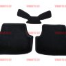 Коврики салона текст.Audi A3 2013-/VW Golf VII 2013- LINER 3D Lux с бортиком черные/ST7400558