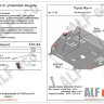 ALFeco/Защита картера и КПП TOYOTA RAV 4 без пыльника 2.2 2012-/ALF2499st
