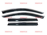 Vstar/Дефлектор стекол (к-т) NISSAN Qashqai (J11) 2014- (хром молд.)/CHR57687