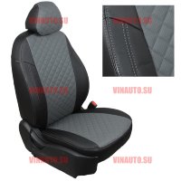 Авточехлы VW- T-5/T-6 (8 мест) рестайлинг с 2009 (Ромб) чер+сер Авточехлы VW- T-5/T-6 (8 мест) рестайлинг с 2009 (Ромб) чер+сер